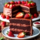 Chocolate Cake with Fresh Strawberry Filling: A Celebration of Flavor 22