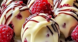 White Chocolate Raspberry Cheesecake Balls: A Bite-Sized Dessert Delight 39