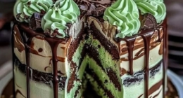 Mint Chocolate Fudge Cheesecake Cake: The Ultimate Indulgence! 47