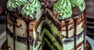 Mint Chocolate Fudge Cheesecake Cake: The Ultimate Indulgence! 30