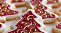 Velvety Red Holiday Tree Cookies: A Festive Treat for the Season 3