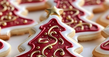 Velvety Red Holiday Tree Cookies: A Festive Treat for the Season 4