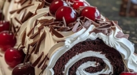 Decadent Black Forest Swiss Roll: A Festive Treat for Any Occasion 3