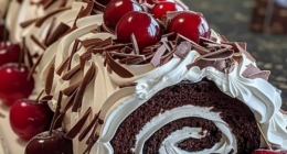 Decadent Black Forest Swiss Roll: A Festive Treat for Any Occasion 36