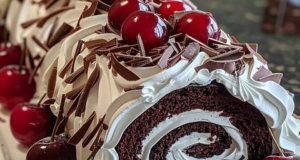 Decadent Black Forest Swiss Roll: A Festive Treat for Any Occasion 32