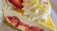 Delectable No-Bake Lemon Strawberry Cheesecake: A Refreshing Summer Delight 3