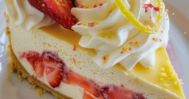 Delectable No-Bake Lemon Strawberry Cheesecake: A Refreshing Summer Delight 1