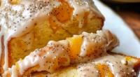 Moist and Delicious Peach Drizzle Bread: A Fruity Delight for Coffee Time 3