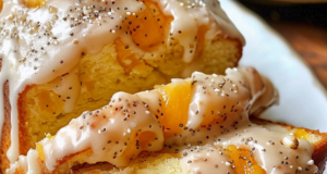 Moist and Delicious Peach Drizzle Bread: A Fruity Delight for Coffee Time 13