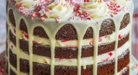 Peppermint Candy Cane Drip Cake: A Festive Holiday Showstopper 3