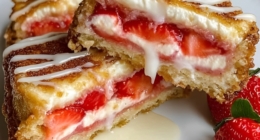 Recipe for Fried Strawberry Cheesecake Sandwiches 38