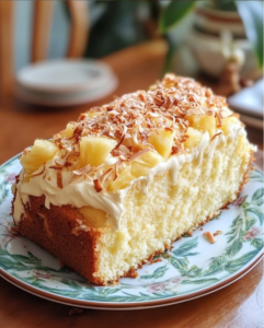 Pineapple Coconut Cream Cheese Cake 5