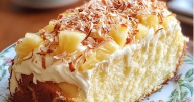 Pineapple Coconut Cream Cheese Cake 5