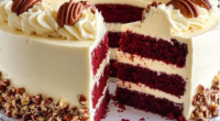 Red Velvet Cheesecake with Toasted Walnuts 3