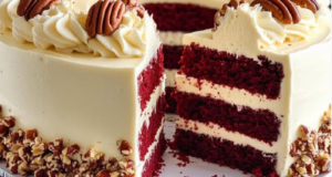 Red Velvet Cheesecake with Toasted Walnuts 14