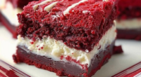 Red Velvet Cheesecake Brownies: A Dessert That Steals Hearts! 3