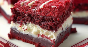 Red Velvet Cheesecake Brownies: A Dessert That Steals Hearts! 14