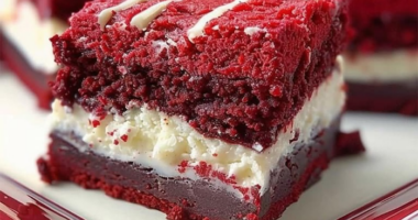 Red Velvet Cheesecake Brownies: A Dessert That Steals Hearts! 1