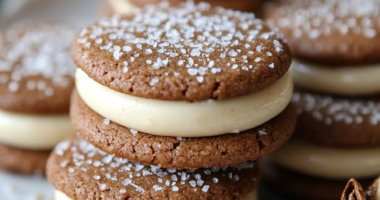 Spiced Ginger Molasses Cookies with Creamy Eggnog Buttercream: A Festive Delight 🎄✨ 11