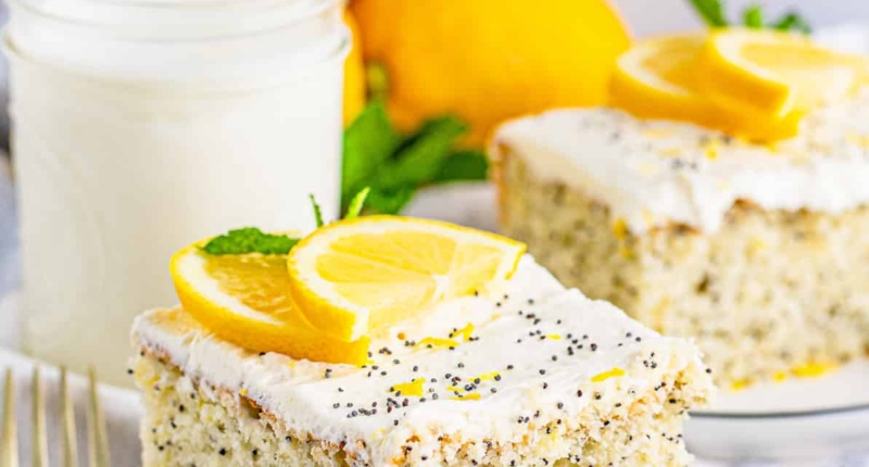 Lemon Poppy Seed Pudding Cake Recipe 1