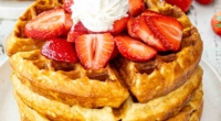 Breakfast Delight: Fluffy Belgian Waffles 3