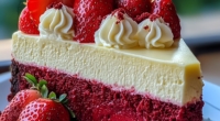 Strawberry Red Velvet Cheesecake: The Ultimate Dessert Duo 3