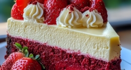 Strawberry Red Velvet Cheesecake: The Ultimate Dessert Duo 22