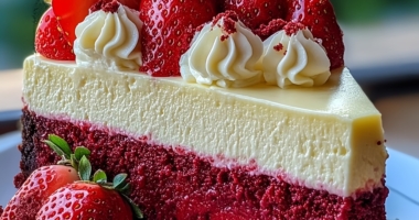 Strawberry Red Velvet Cheesecake: The Ultimate Dessert Duo 1