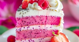 Stunning Pink Dragon Fruit Layer Cake Recipe: A Delight for the Eyes and Palate 23