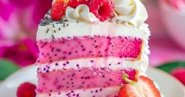 Stunning Pink Dragon Fruit Layer Cake Recipe: A Delight for the Eyes and Palate 1