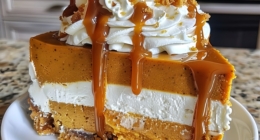 Decadent Pumpkin Caramel Cheesecake Layer Cake: A Perfect Fall Treat! 19