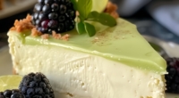 Refreshing Lime Mousse Cheesecake with Lime Glaze: A Zesty Delight 3