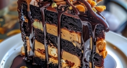 Indulgent Chocolate Peanut Butter Ooey Gooey Cake: A Dessert Lover’s Dream 19