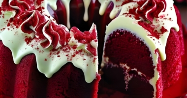 Layered Red Velvet Cheesecake Bundt Cake Recipe: A Showstopper Dessert 1